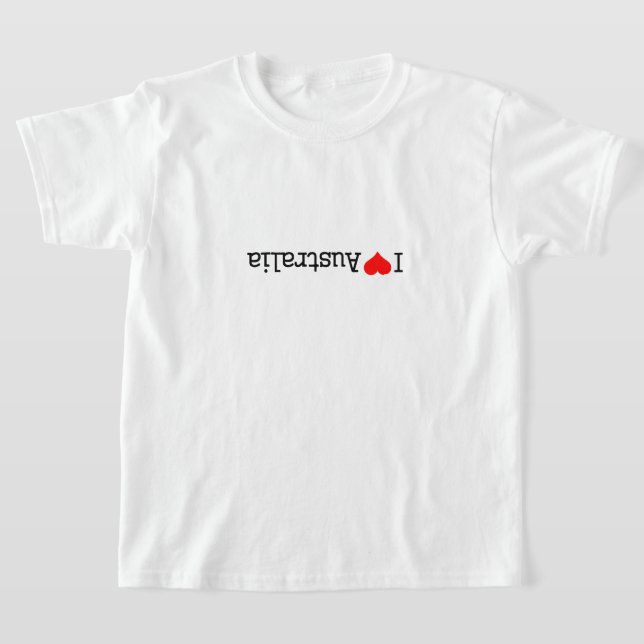 Ich liebe Australien T-Shirt (Ablage )