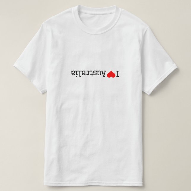 Ich liebe Australien T-Shirt (Design vorne)