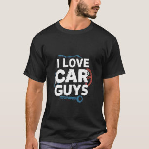 Ich liebe Auto-Typen Automotive-Enthusiast Spaß T-Shirt