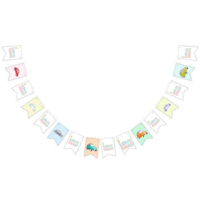 Ich Liebe Autos Bammer Wimpelkette (Alle)