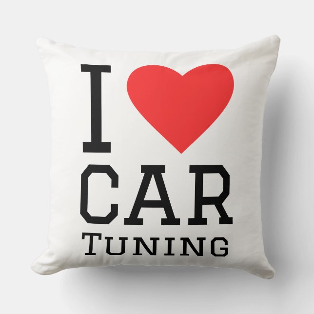 Ich liebe Autotuning Kissen (Vorderseite)
