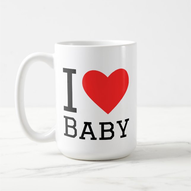 Ich liebe Baby Kaffeetasse (Links)