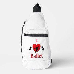 Ich liebe Ballett Crossbody Bag