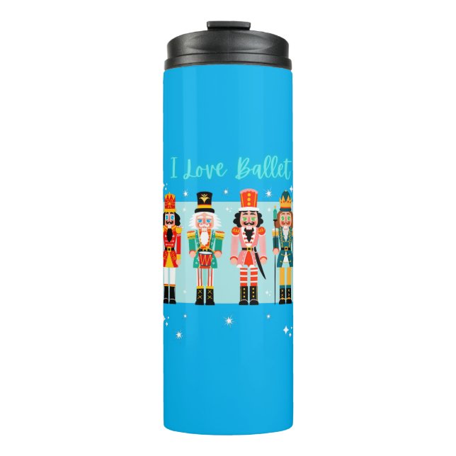 Ich Liebe Ballett Nutcrackers Thermal Tumbler Thermosbecher (Vorderseite)