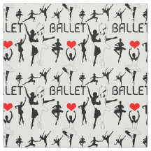 Ich Liebe Ballettmuster. Black Ballet Tänzer