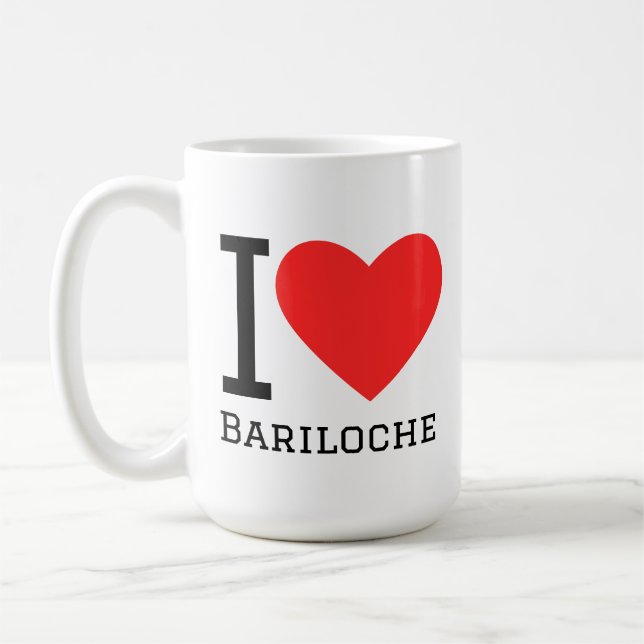 Ich liebe Bariloche  Kaffeetasse (Links)