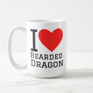 Ich liebe Bartagamen Kaffeetasse