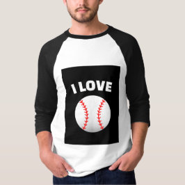 ICH LIEBE BASEBALL! GROSS FÜR BASKETBALLLIEBER:) T-Shirt