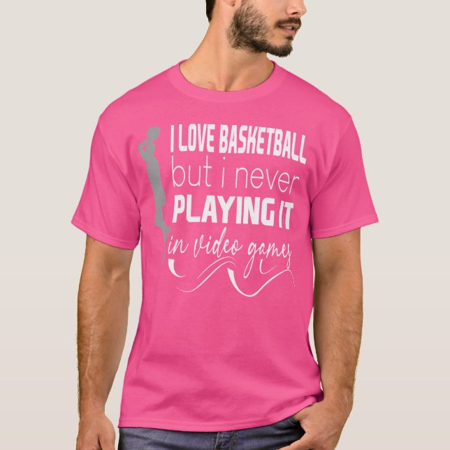 Ich Liebe Basketball, aber ich spiele es nie im Vi T-Shirt (Vorderseite)