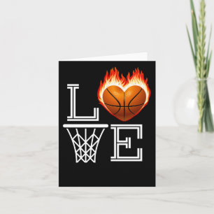 Ich Liebe Basketball Basketball Lover Geschenk für Karte