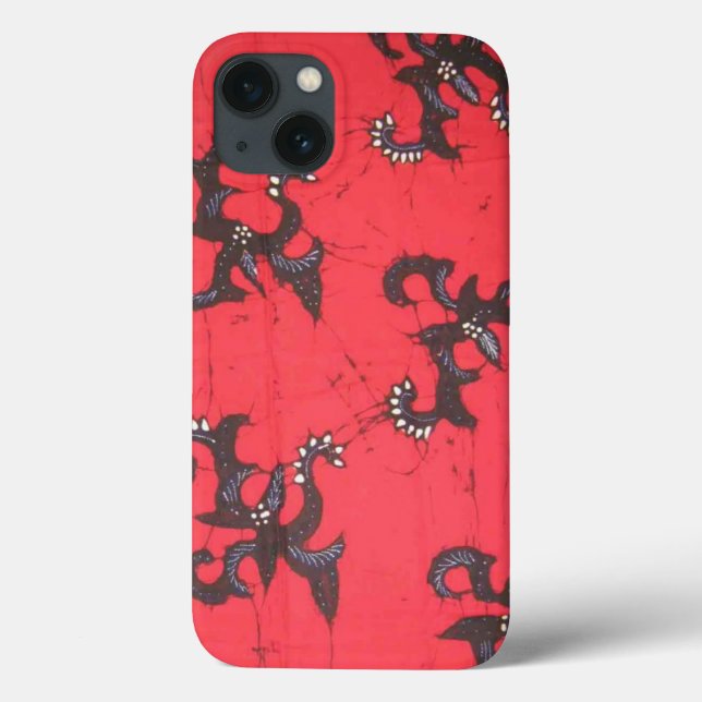 Ich liebe Batik iPhone Hülle (Rückseite)