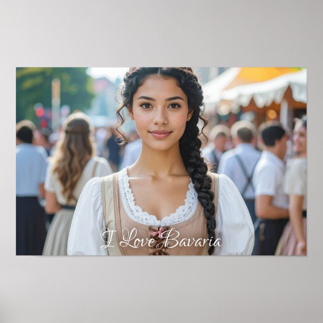 ICH LIEBE BAYERN POSTER (Vorne)