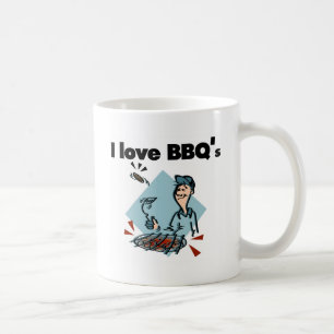 Ich liebe BBQs T-Shirts und Geschenke Tasse