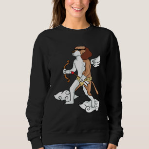 Ich liebe Beagles Cupid Beagle Hunde Liebhaber Her Sweatshirt