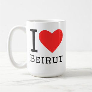 Ich liebe Beirut Kaffeetasse