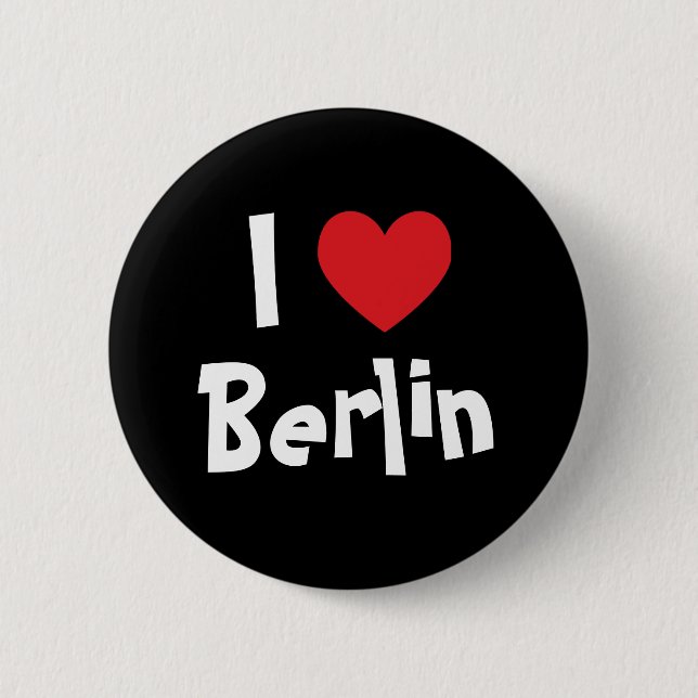 Ich liebe Berlin Button (Vorderseite)