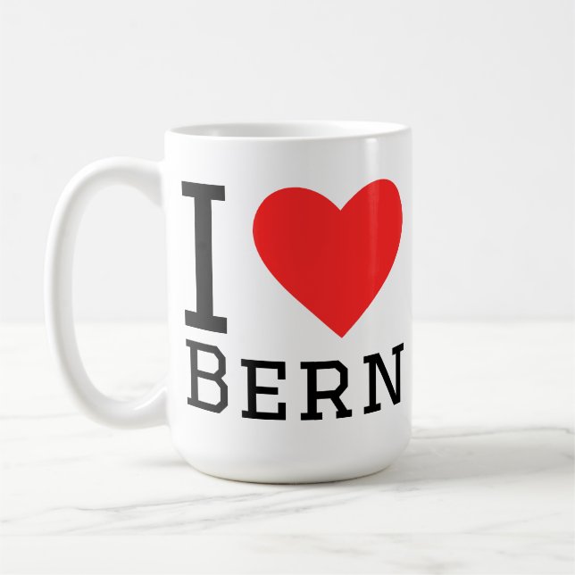 Ich liebe Bern  Kaffeetasse (Links)
