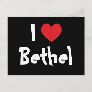 Ich liebe Bethel Postkarte