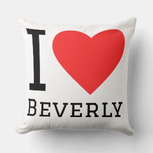 Ich liebe Beverly Kissen