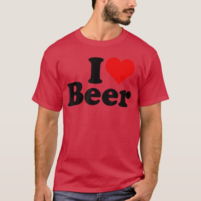 ICH LIEBE BIER ICH LIEBE BIER 1 T-Shirt (Vorderseite)