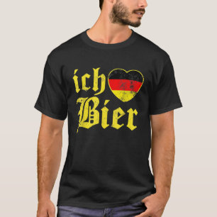 Ich liebe Bier Lustiges deutsches Bier Deutschland T-Shirt