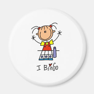 Ich liebe Bingo Magnet