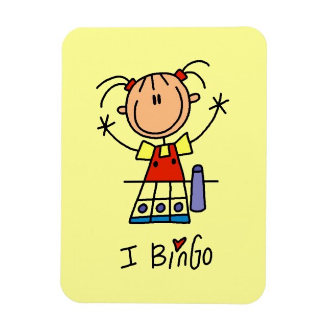 Ich liebe Bingo Magnet (Vertikal)