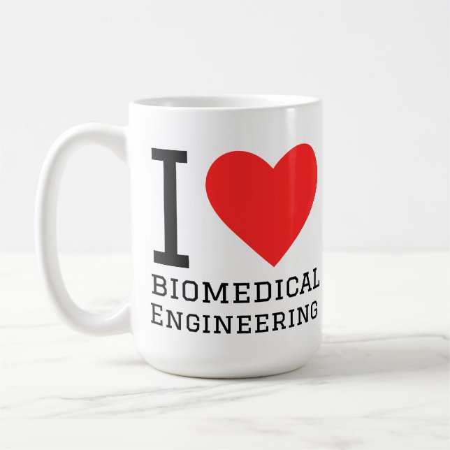 Ich liebe biomedizinische Technik  Kaffeetasse (Links)
