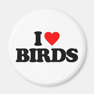 ICH LIEBE BIRDS MAGNET