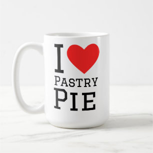 Ich liebe Blätterteigkuchen Kaffeetasse