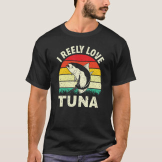 Ich liebe Blauflossen-Thunfisch und Gelbflossen-Th T-Shirt