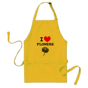 Ich liebe Blumen Blumen-Schürze für Blumenliebhabe Schürze