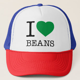 ICH LIEBE BOHNEN TRUCKERKAPPE
