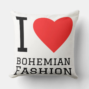 Ich liebe Boho Mode Kissen