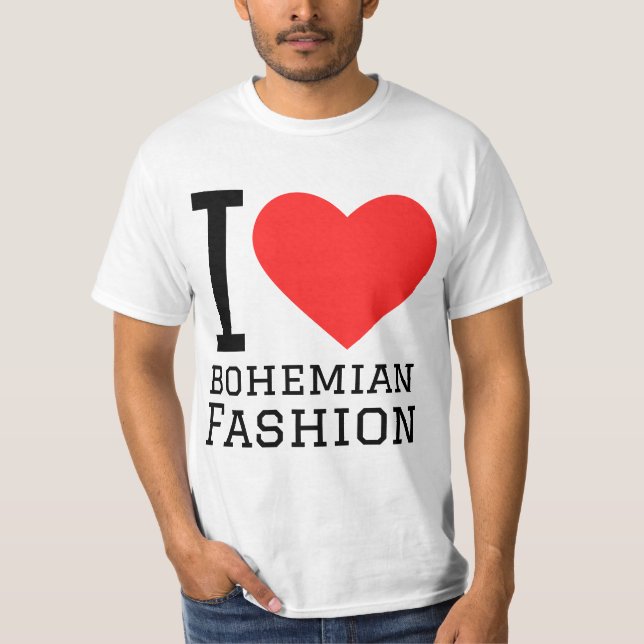 Ich liebe Boho Mode  T-Shirt (Vorderseite)
