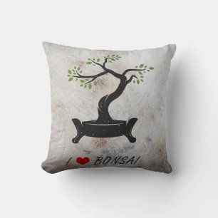 ich liebe bonsai kissen