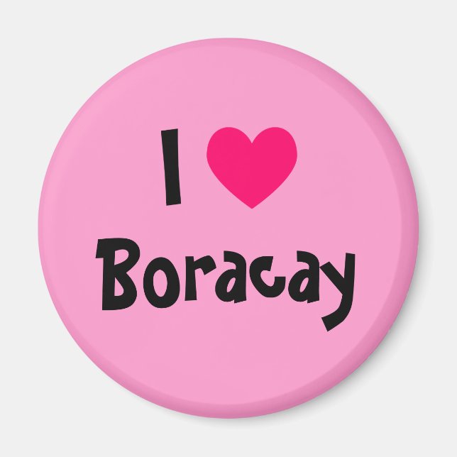 Ich liebe Boracay Magnet (Vorne)
