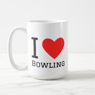 Ich liebe Bowling Kaffeetasse