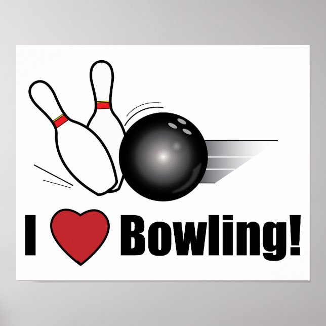 Ich Liebe Bowling! Poster (Vorne)