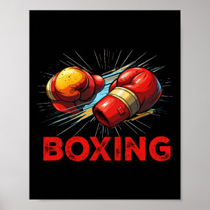 Ich liebe Boxhandschuhe Kampfsport Kampfkunst K Poster