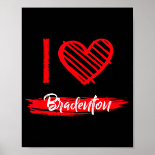 Ich liebe Bradenton Ich Herz Bradenton Poster