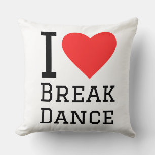 Ich liebe Breakdance Kissen