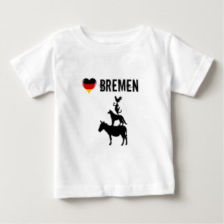Ich Liebe Bremen mit dem Four Musicians Baby T - S T-shirt