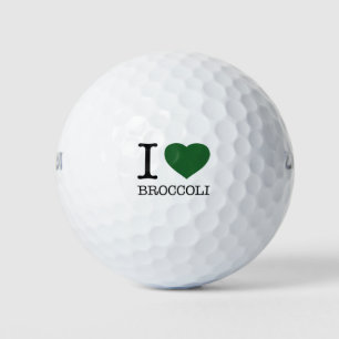 ICH LIEBE BROKKOLI GOLFBALL