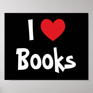 Ich liebe Bücher Poster