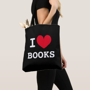 Ich liebe Bücher-Schulter-Tasche für Bücherliebhab