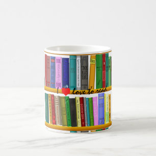 Ich Liebe, Bücher Thunder_Cove lesen Kaffeetasse