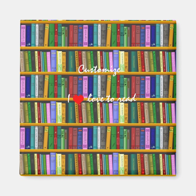 Ich Liebe, Bücher Thunder_Cove lesen Magnet (Vorne)