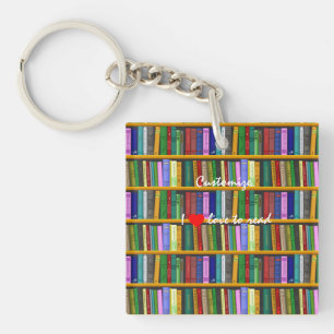 Ich Liebe, Bücher Thunder_Cove lesen Schlüsselanhänger