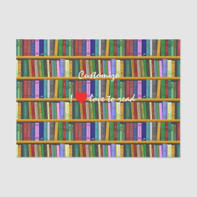 Ich Liebe, Bücher Thunder_Cove lesen Seidenpapier (Vorderseite)